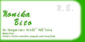 monika bito business card